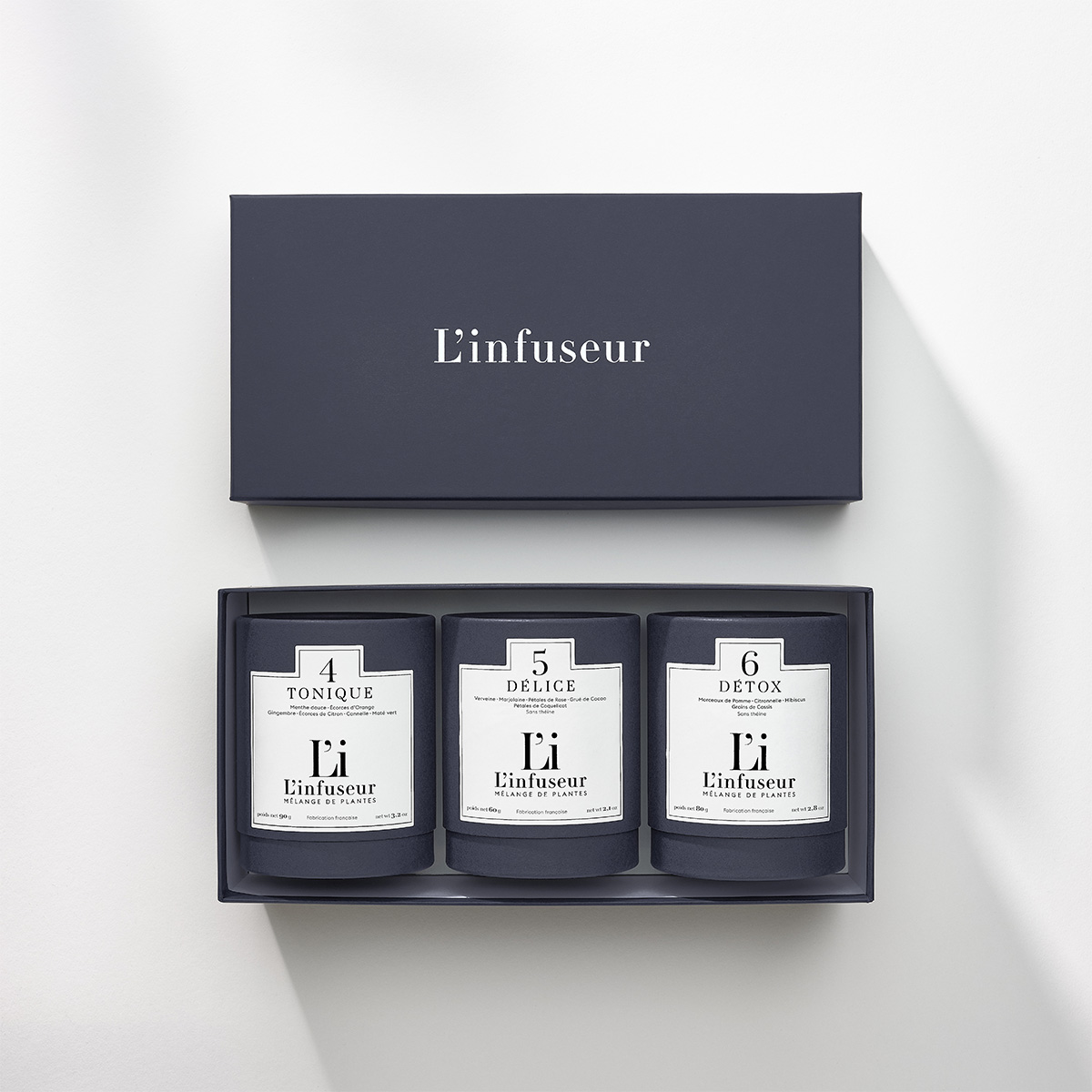 coffret infusions 4 5 6 l'infuseur