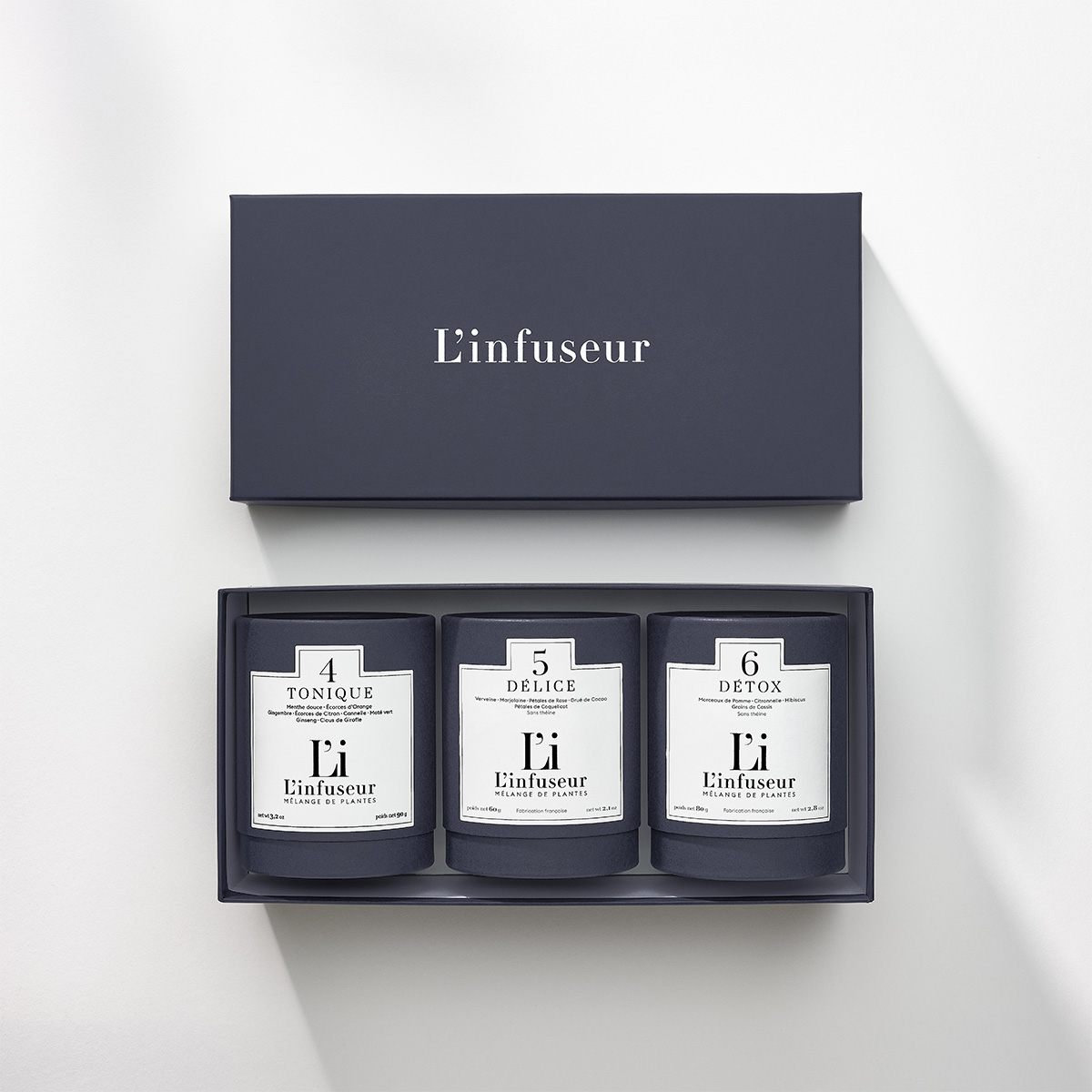 coffret infusions 4 5 6 l'infuseur