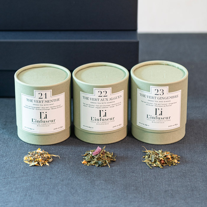 thés verts l'infuseur