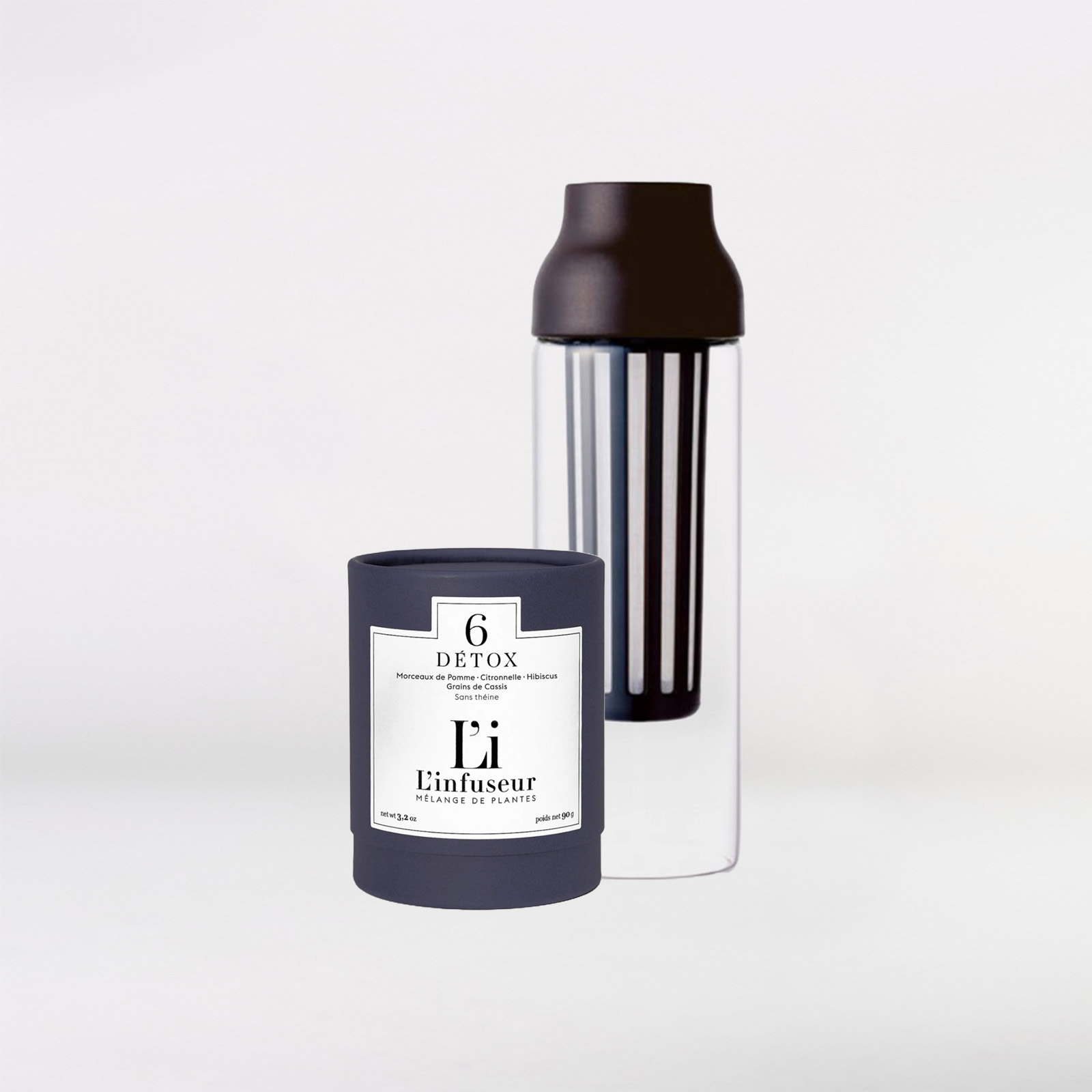 duo-detox-carafe-noire duo detox carafe noire infuseur