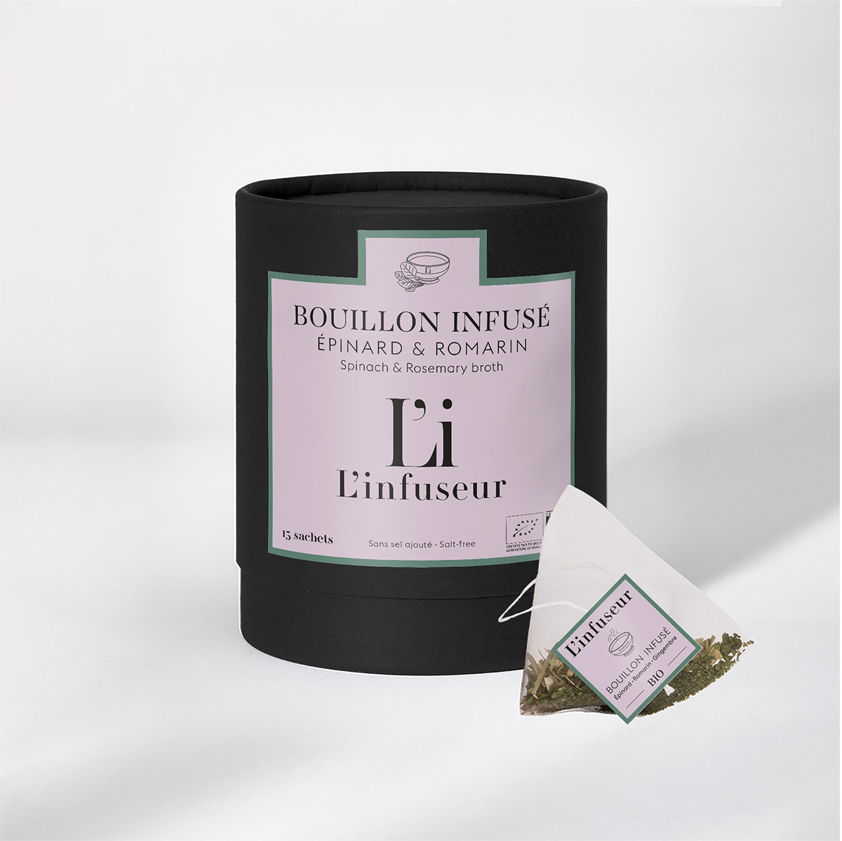 bouillon epinard romarin bio